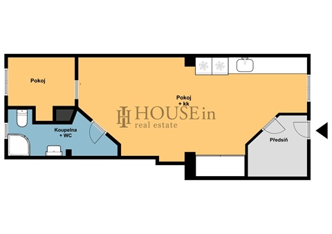 Prodej bytu 2kk, 40 m² - 2