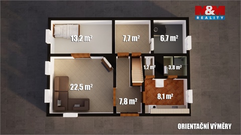 Prodej chaty / chapuly, 170 m² 22