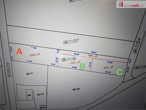 Prodej pozemku pro komerční výstavbu, 1 164 m² 2