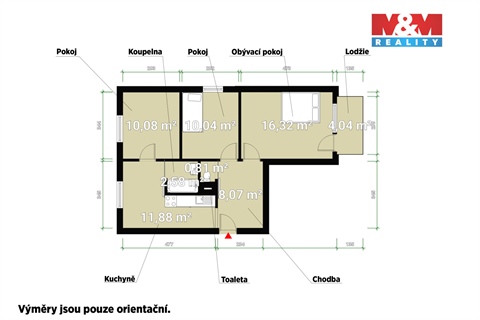 Prodej bytu 3+1, 62 m² - 18