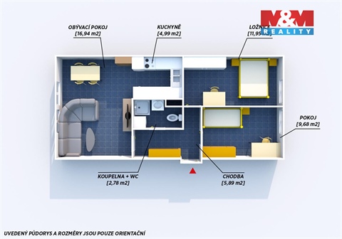Prodej bytu 3+1, 52 m² - 16