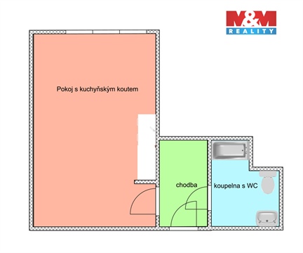 Prodej bytu 1kk, 26 m² - 6