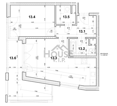 Prodej bytu 2kk, 53 m² - 14