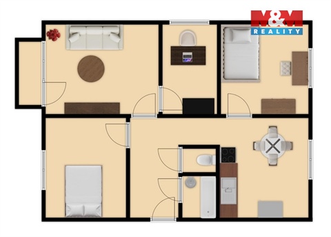 Prodej bytu 4+1, 77 m² - 6