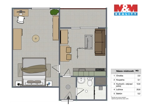 Prodej bytu 1+1, 39 m² - 12