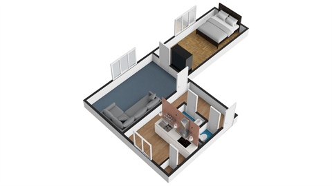 Pronájem bytu 2+1, 55 m² 14