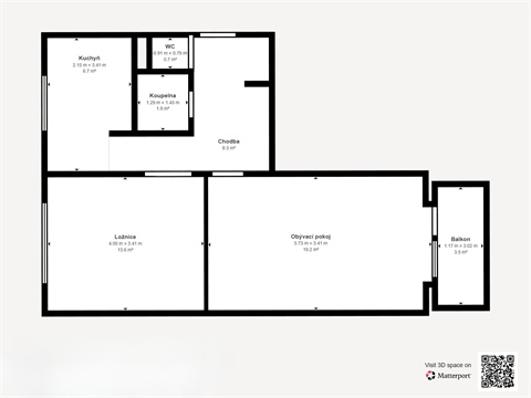 Pronájem bytu 2+1, 50 m² 10