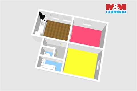 Pronájem bytu 3kk, 84 m² 2