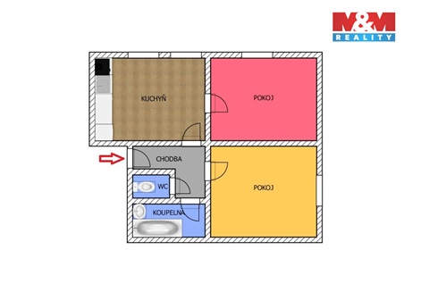 Pronájem bytu 3kk, 84 m² 8