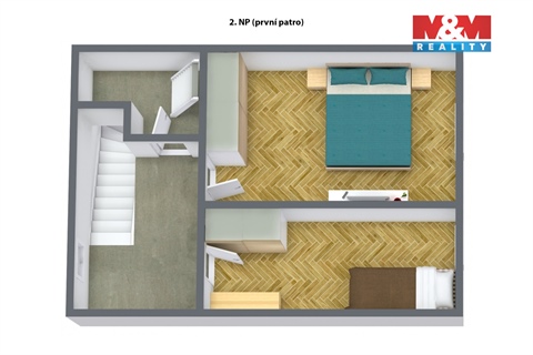 Prodej rodinného domu, 74 m² - 6