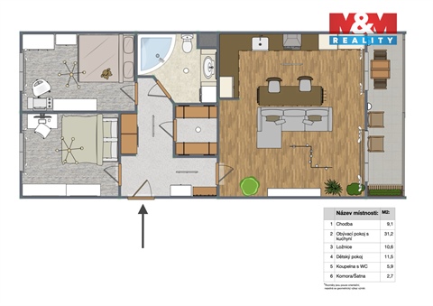 Prodej bytu 3kk, 72 m² 18