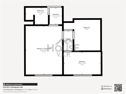 Prodej bytu 3kk, 45 m² 22
