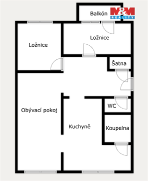 Prodej bytu 3+1, 74 m² 18