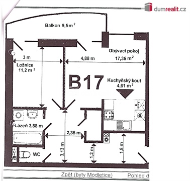 Prodej bytu 2kk, 53 m² - 16