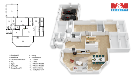 Prodej rodinného domu, 285 m² - 8