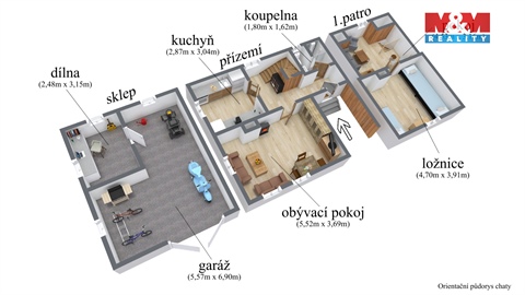 Prodej chaty / chapuly, 70 m² - 2