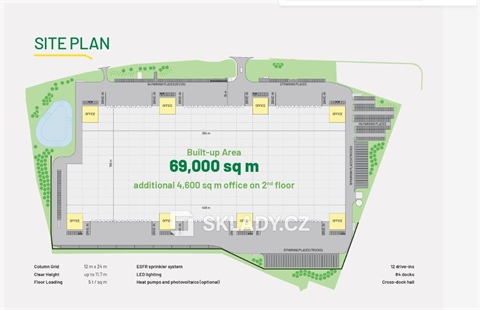 Pronájem skladu / haly, 15 000 m² 2