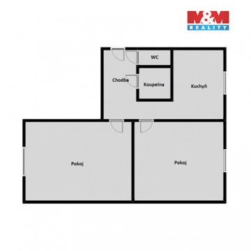 Prodej bytu 2+1, 52 m² 10