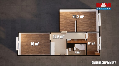 Prodej bytu 2+1, 62 m² - 18