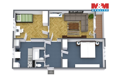 Prodej bytu 3+1, 70 m² 4