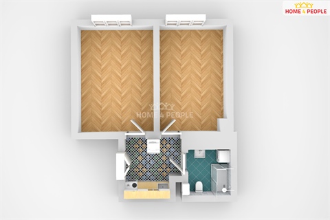 Pronájem bytu 2+1, 48 m² 2