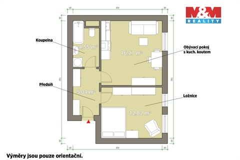 Prodej bytu 2kk, 42 m² 16