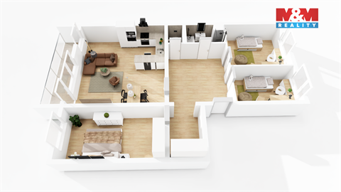 Prodej bytu 4kk, 86 m² 12