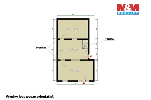 Pronájem obchodních prostor, 107 m² - 0