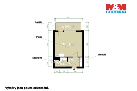 Prodej bytu 1kk, 27 m² - 8