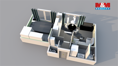 Pronájem bytu 2kk, 43 m² 8