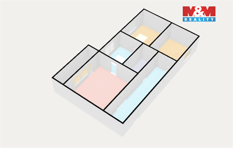 Prodej bytu 3+1, 67 m² 2