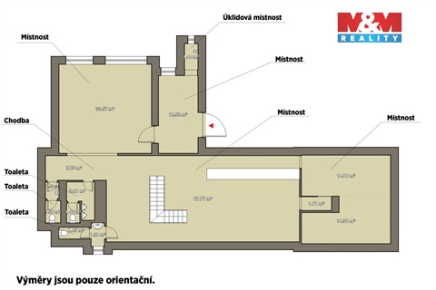 Pronájem obchodních prostor, 208 m² - 0