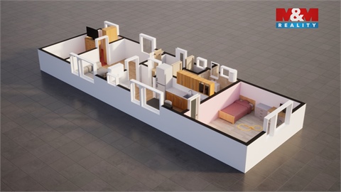 Prodej rodinného domu, 73 m² - 14