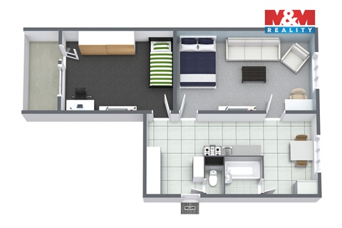 Prodej bytu 2+1, 64 m² - 10