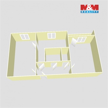 Pronájem bytu 2+1, 48 m² - 10