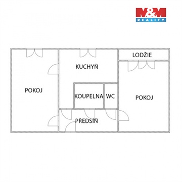Pronájem bytu 2+1, 48 m² 10