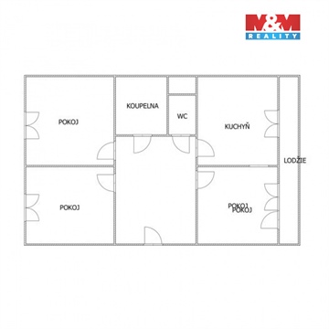 Prodej bytu 3+1, 76 m² 10