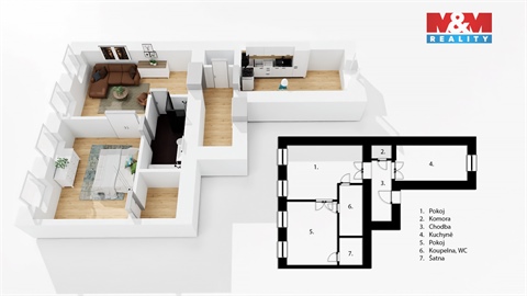 Prodej bytu 2+1, 66 m² - 20