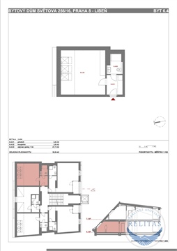 Pronájem bytu 1kk, 36 m² - 4