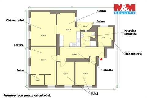 Prodej bytu 4+1, 110 m² - 12