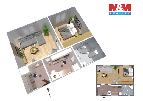 Prodej bytu 2+1, 47 m² - 8