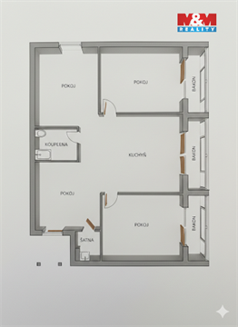 Prodej bytu 3+1, 80 m² 4