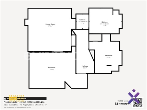 Pronájem bytu 2+1, 58 m² 14