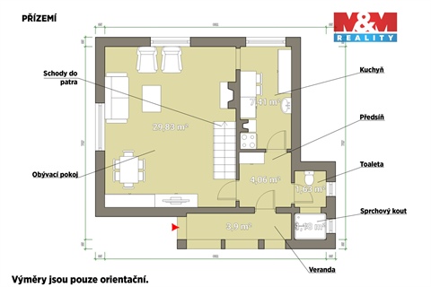 Prodej chaty / chapuly, 71 m² - 4
