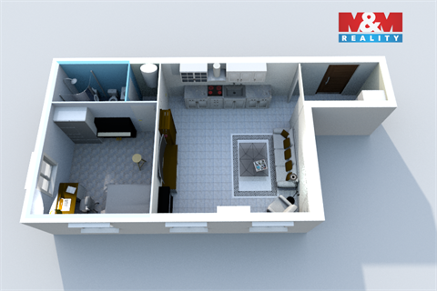 Pronájem bytu 2kk, 50 m² 4