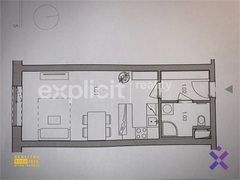 Pronájem bytu 1kk, 33 m² 10