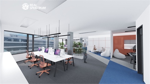 Pronájem kanceláře, 520 m² 2