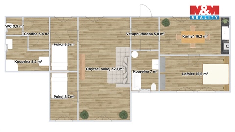 Prodej rodinného domu, 103 m² - 14