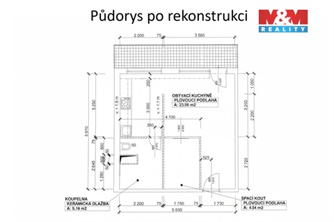 Prodej bytu 2kk, 39 m² 16