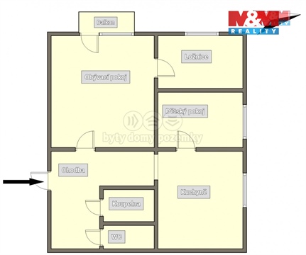 Prodej bytu 3+1, 64 m² 12